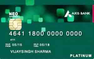 Axis Bank Neo Credit Card