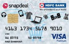Snapdeal HDFC Credit Card