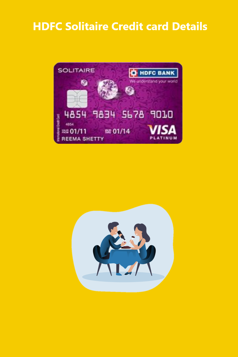 HDFC Solitaire Credit card Check Offers &amp; Benefits